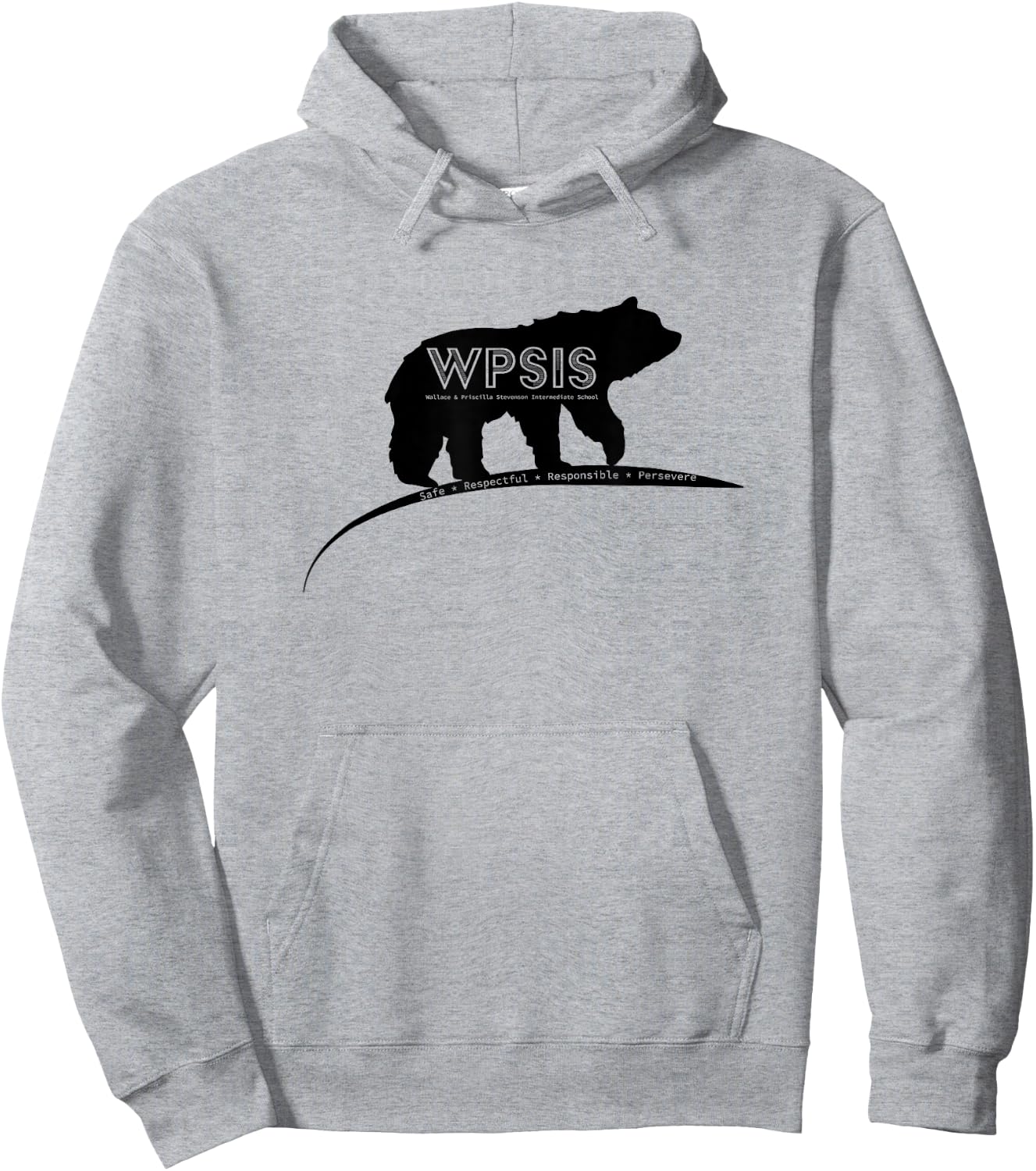 WPSIS Bear Hoodie - Hoodie | Ash