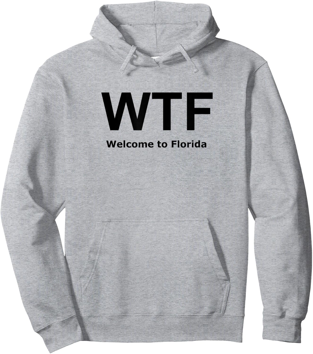 Welcome to Florida WTF Funny Novelty Hoodie - Hoodie | Ash