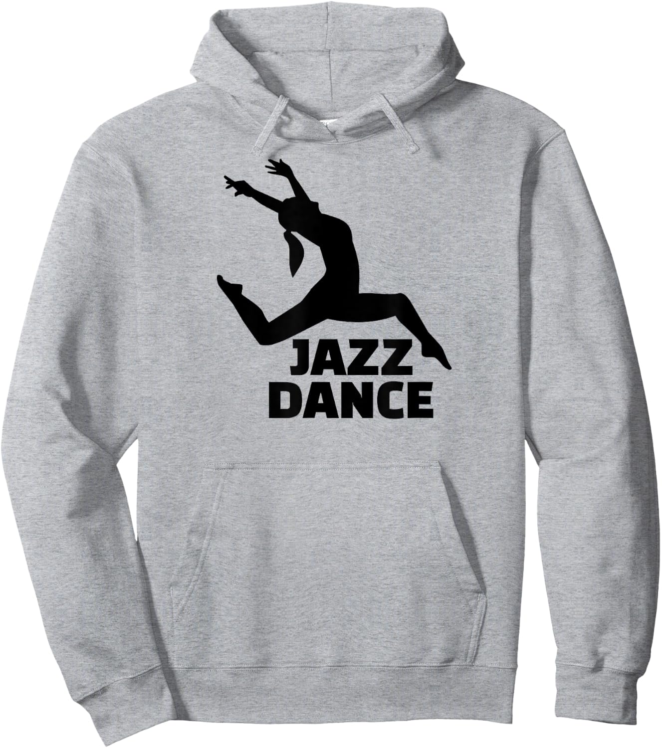 Jazz Dance – Leaping Dancer Hoodie - Hoodie | Ash