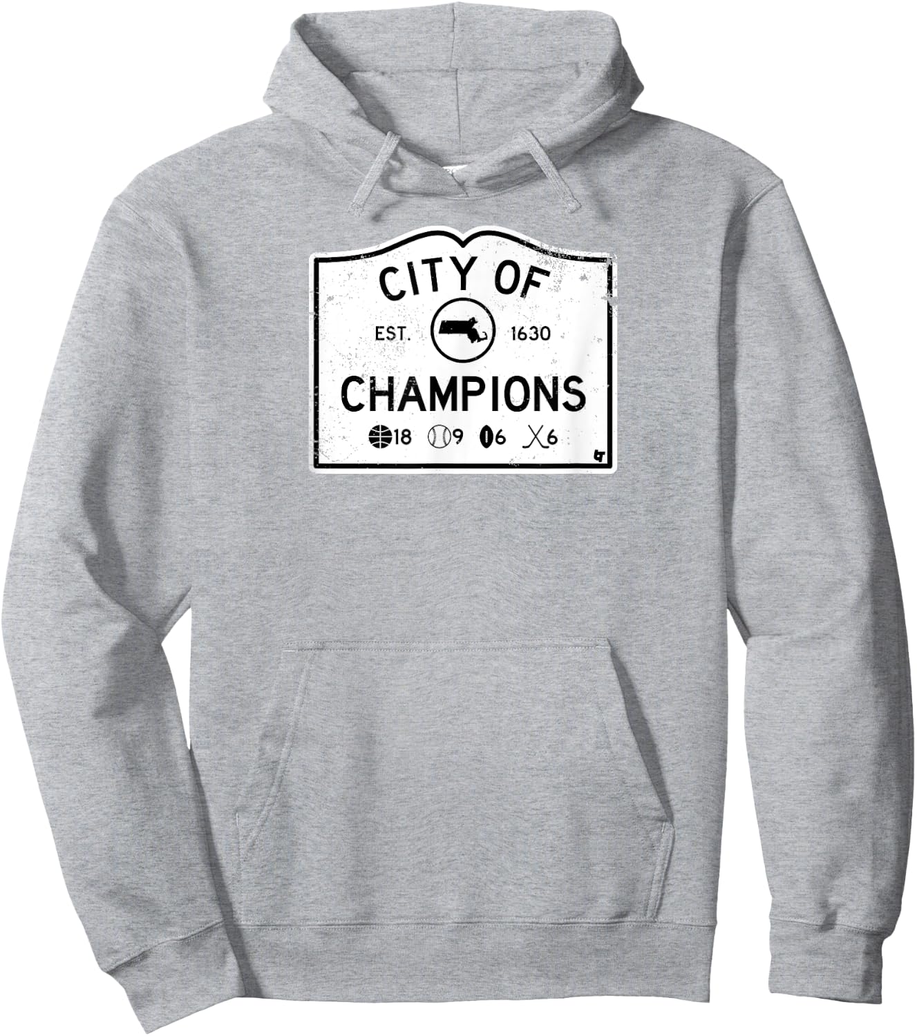 City of Champions - Boston Sports Hoodie - Hoodie | Ash