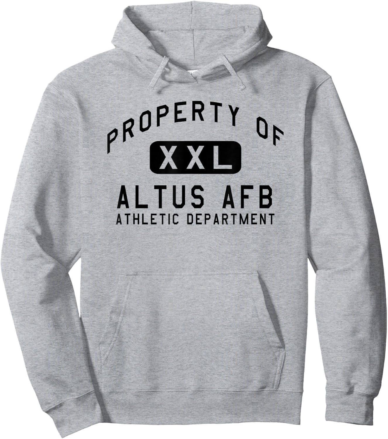 Property of Altus AFB Athletic Department Hoodie - Hoodie | Ash