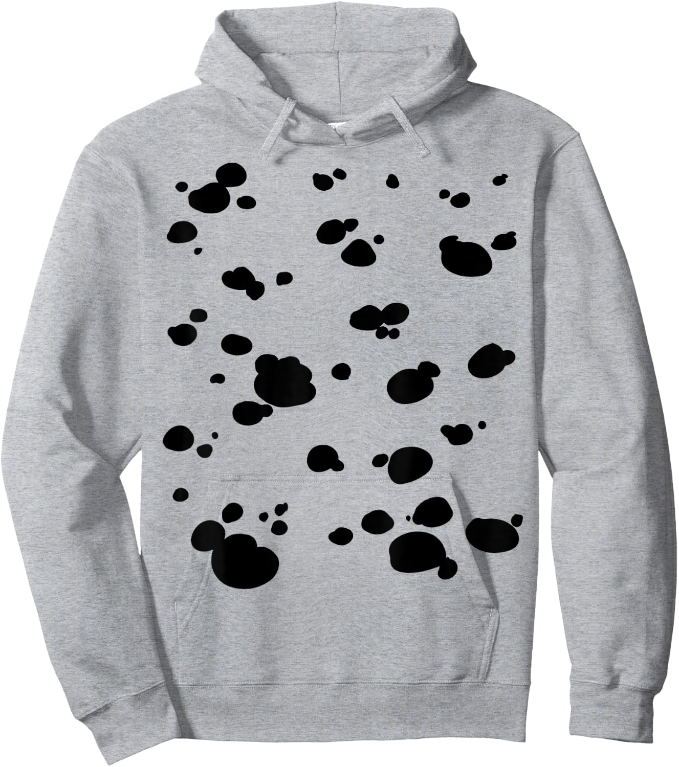 Dalmatian Dog Pattern Funny Halloween Costume Hoodie - Hoodie | Ash