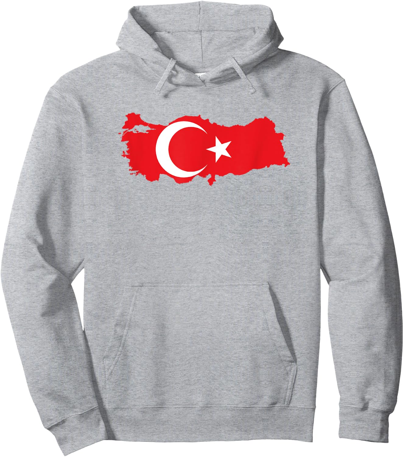 Türkei Türkei Flagge Hoodie - Hoodie | Ash