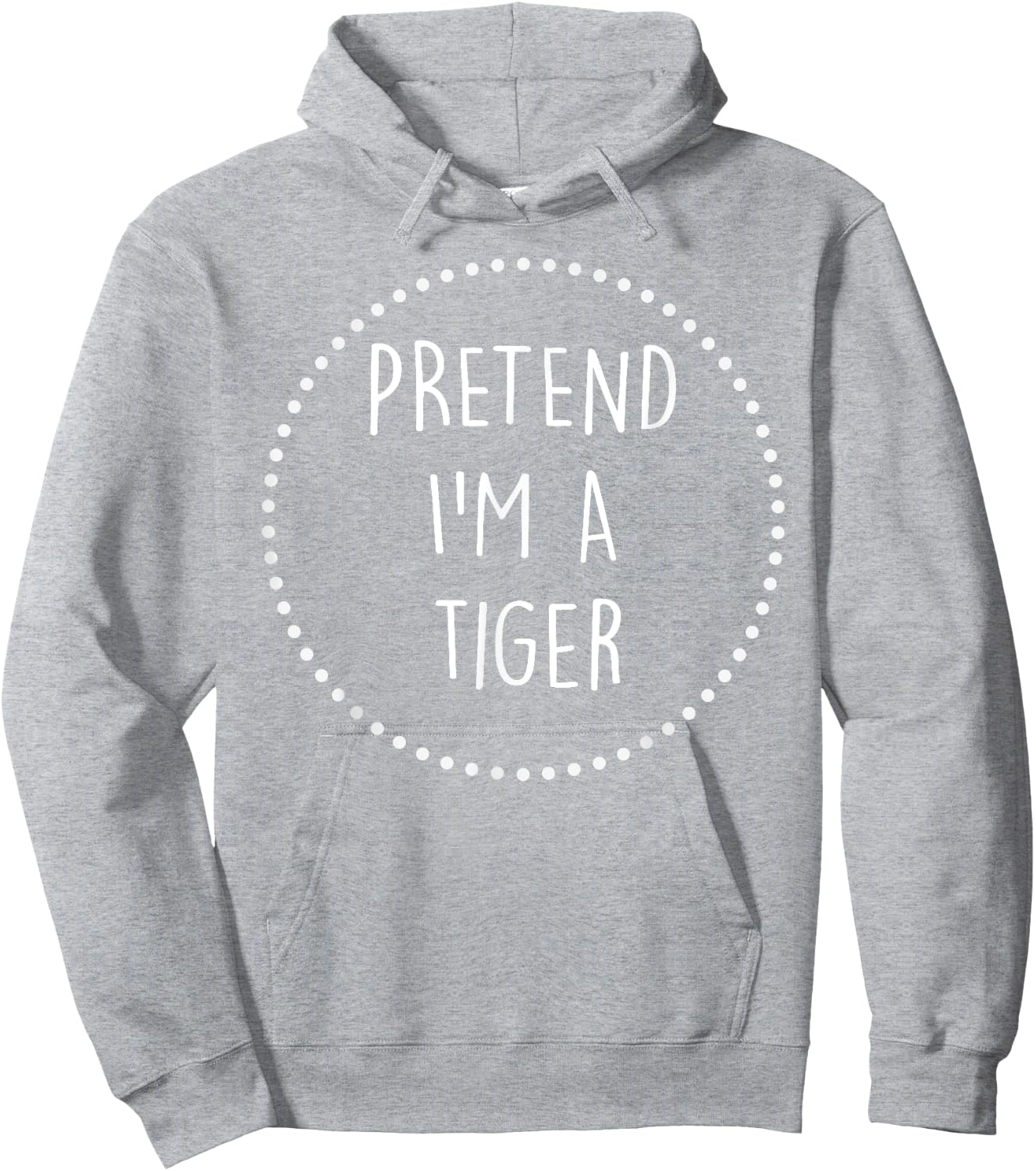 Pretend Im a Tiger Halloween Costume Hoodie - Hoodie | Ash