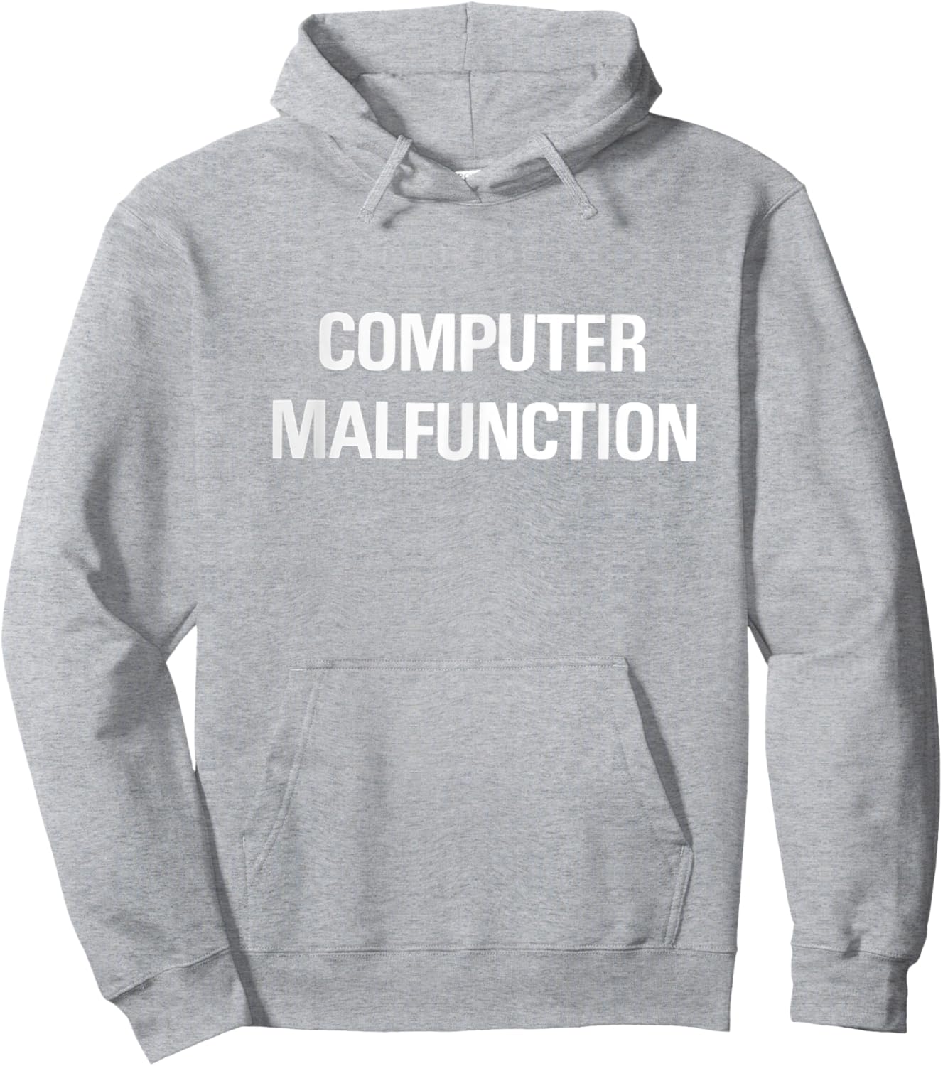 Computer Malfunction Shirt Crazy AI Revolt Hoodie - Hoodie | Ash