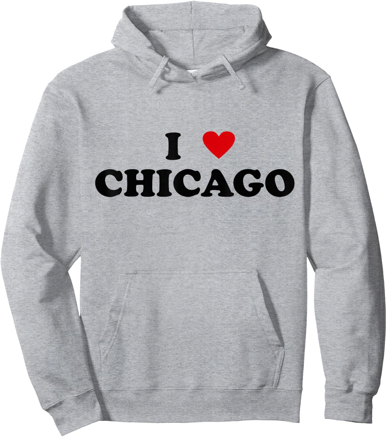 I Heart USA City - I Love Chicago Hoodie - Hoodie | Ash
