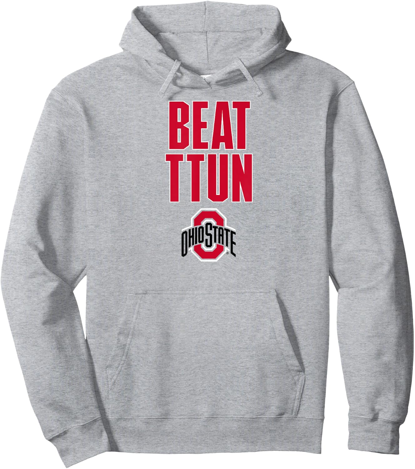 Ohio State: Beat TTUN - Ohio State Buckeyes Hoodie - Hoodie | Ash