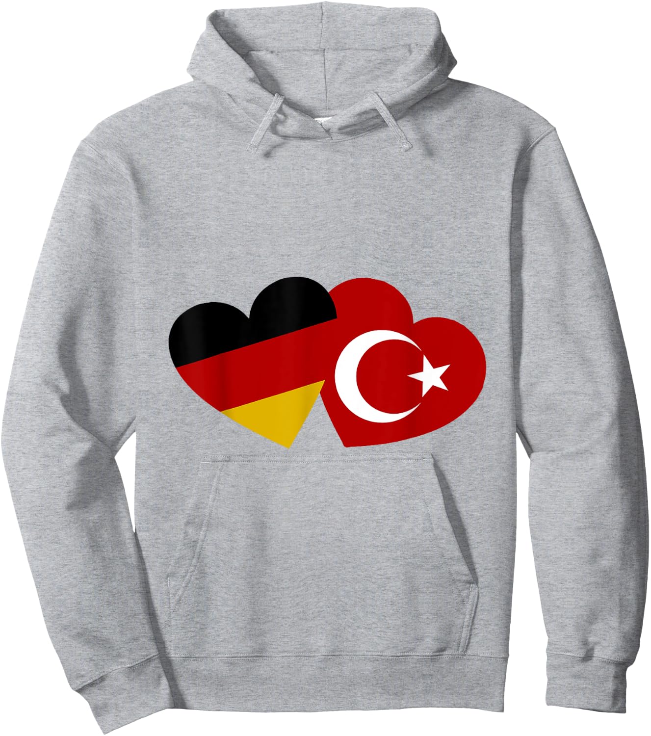 Türkische Deutsche Liebe und Freundschaft Hoodie - Hoodie | Ash