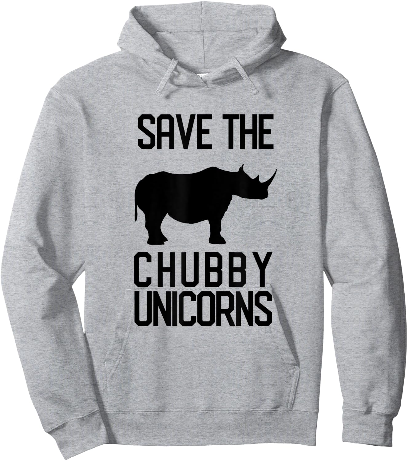 Save The Chubby Unicorns for Kids and Youth Hoodie - Hoodie | Ash