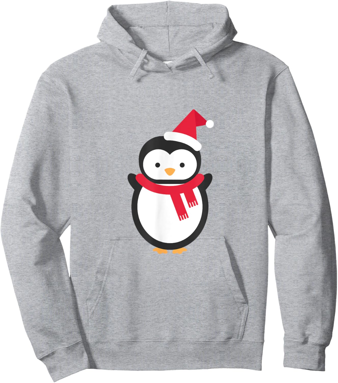 Penguin Christmas Hoodie - Hoodie | Ash