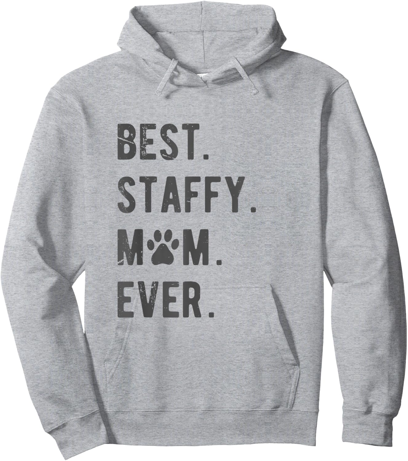 Staffy Mom Gift Funny AmStaff Dog Mama Women Hoodie - Hoodie | Ash