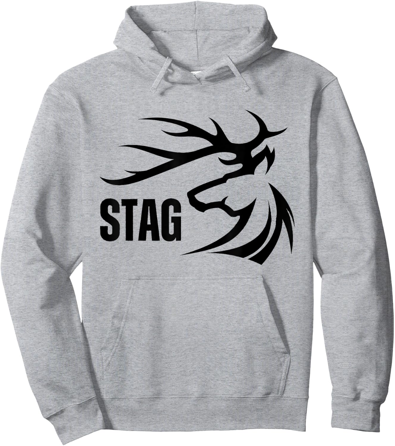 Stag Swinger Lifestyle Naughty Adult Graphic Hoodie - Hoodie | Ash