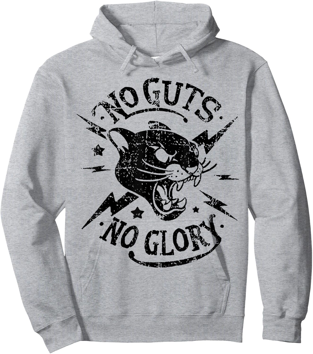 No Guts No Glory Hoodie - Hoodie | Ash