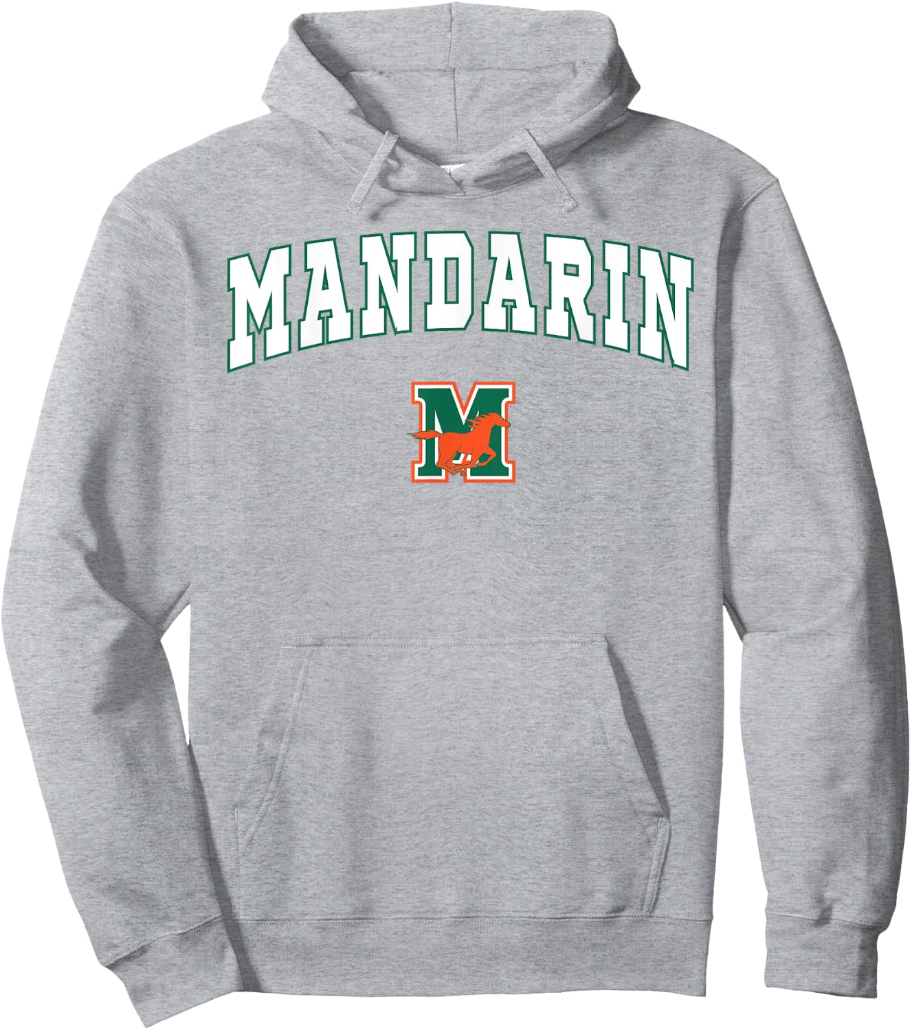 Mandarin High School Mustangs Hoodie - Hoodie | Ash