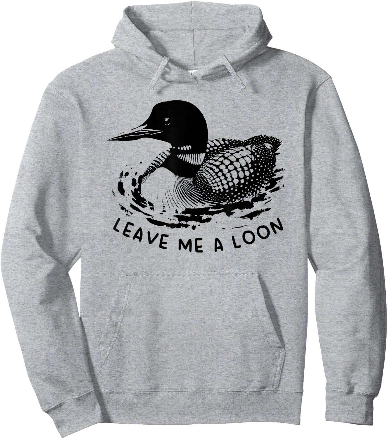 Leave Me a Loon Hoodie - Hoodie | Ash