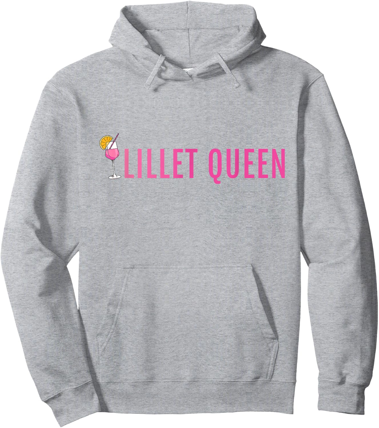 Lillet Queen Summer Alcohol Lillet , White Hoodie - Hoodie | Ash