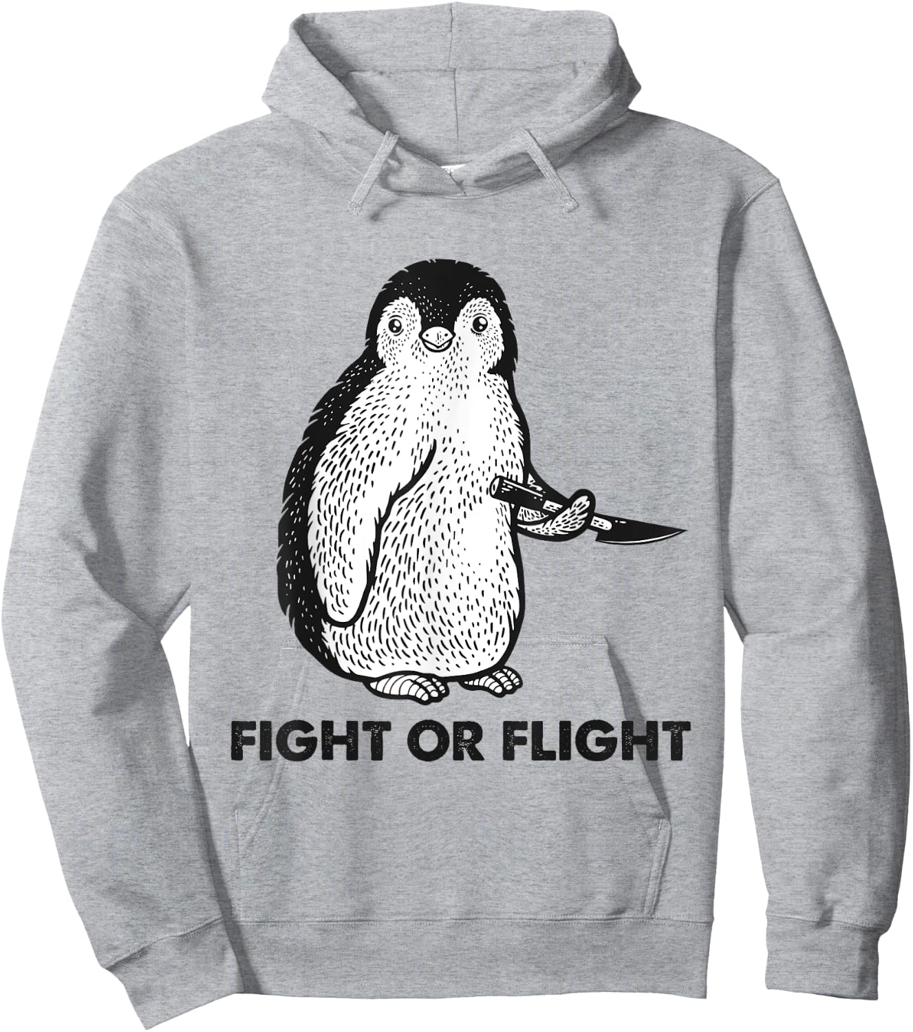 Jeu de mots amusant de pingouin Hoodie - Hoodie | Ash