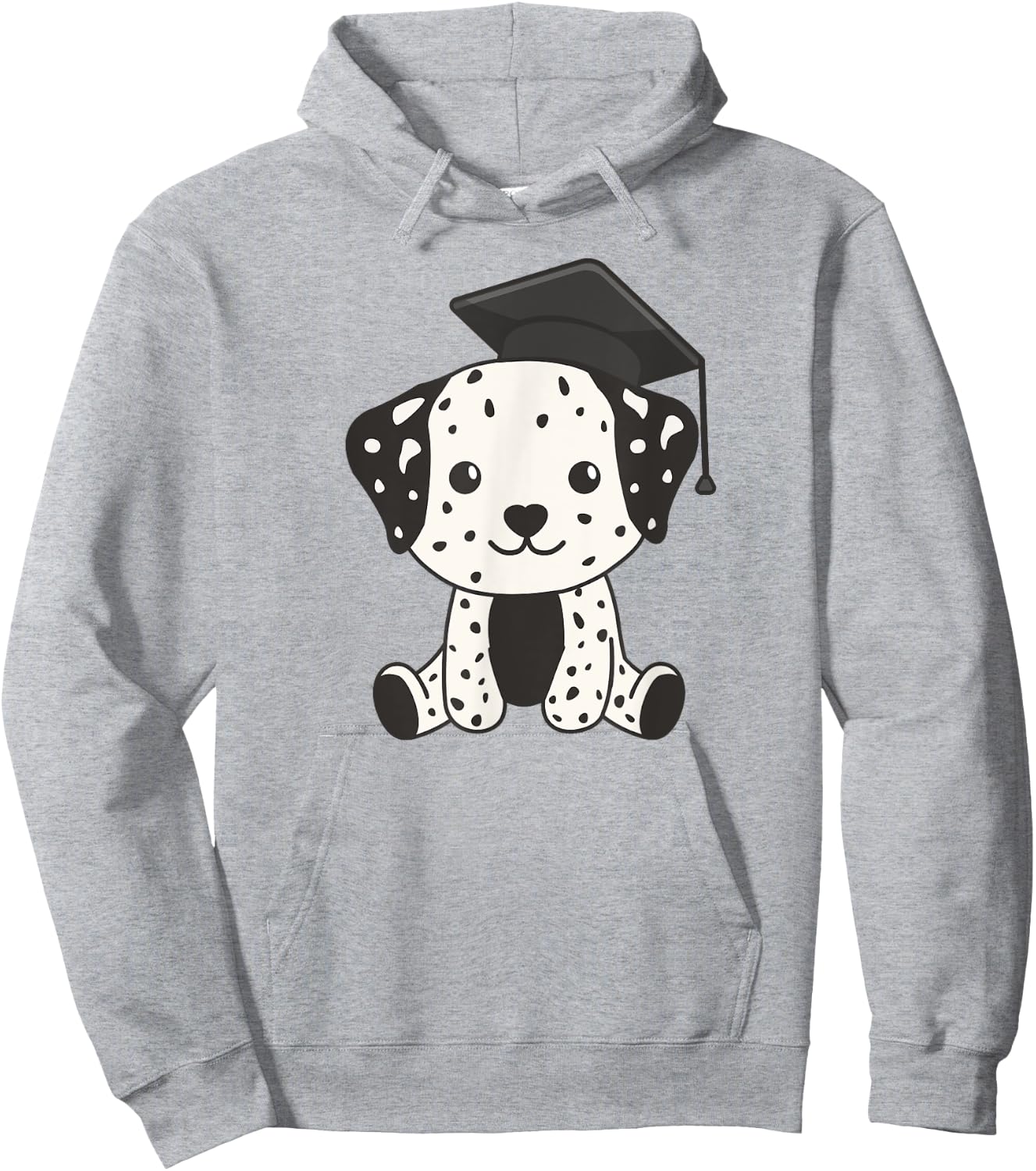 Kids School Kindergarten Dalmatian Graduation Hoodie - Hoodie | Ash