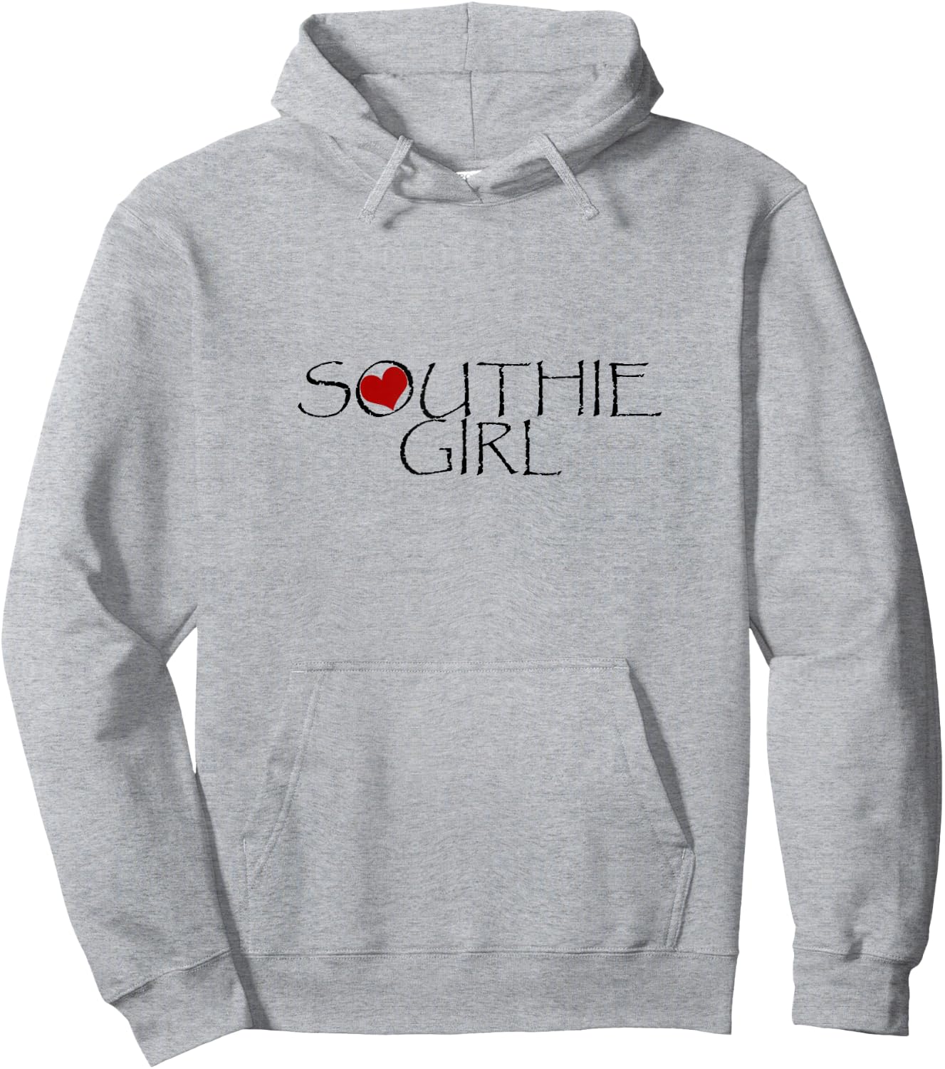Southie Girl - With Heart Hoodie - Hoodie | Ash