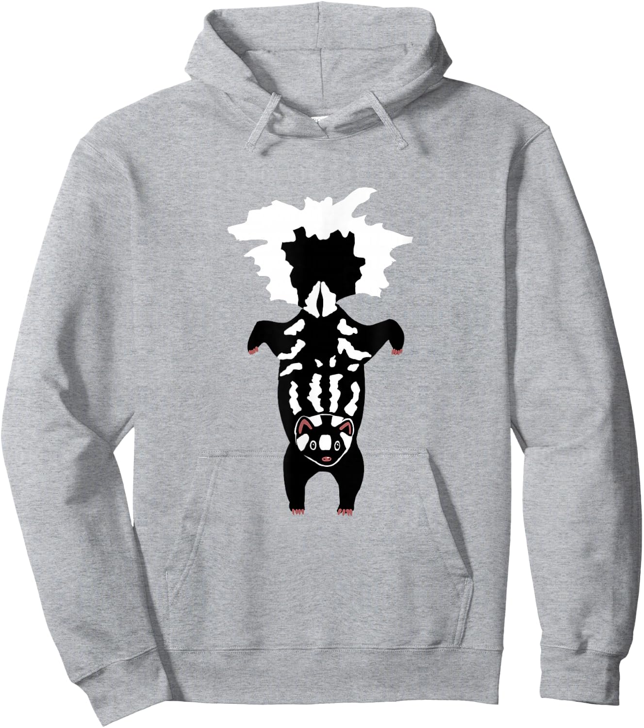 Adorable Spotted Skunk Handstand Hoodie - Hoodie | Ash