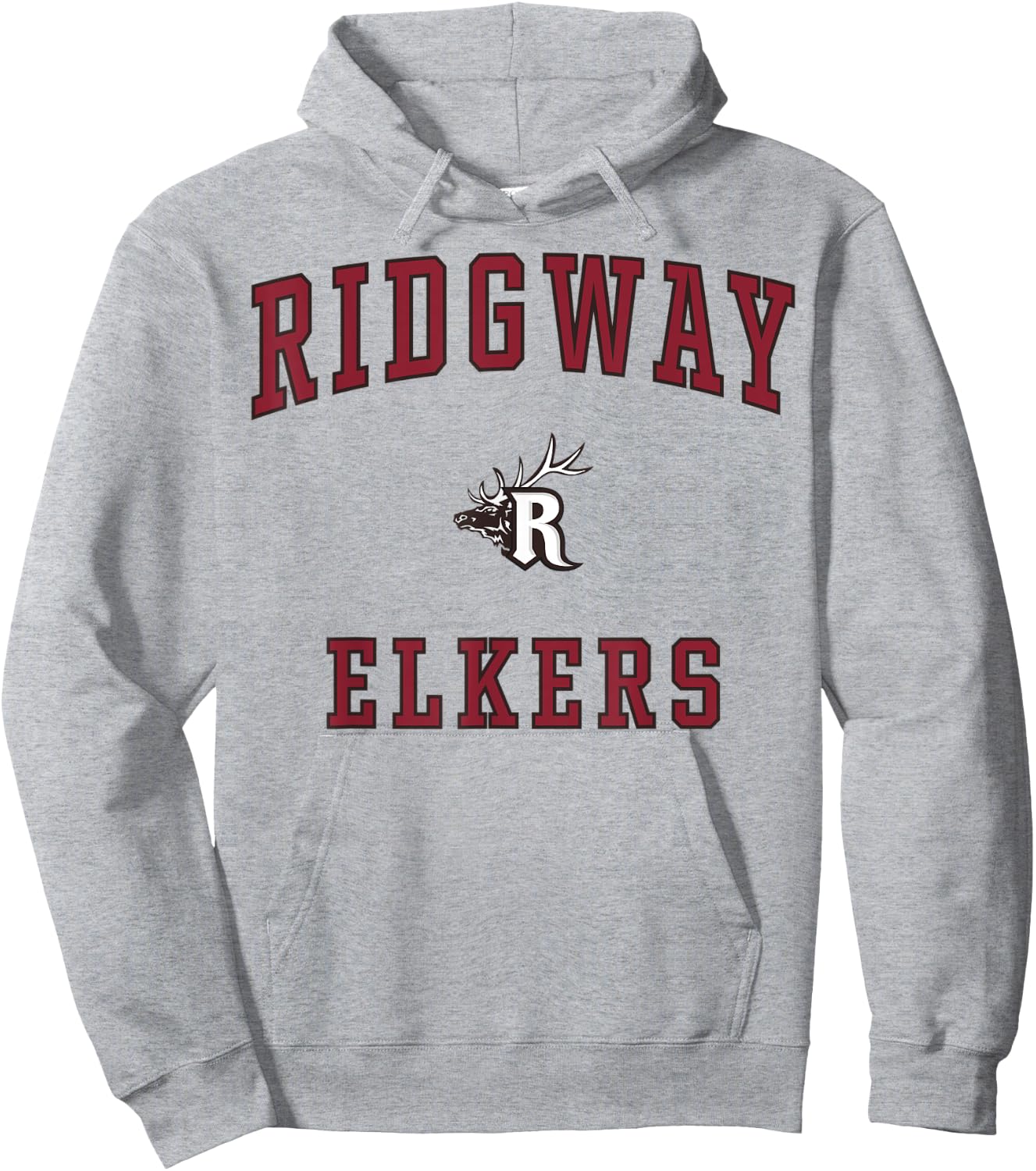 Ridgway High School Elkers Hoodie - Hoodie | Ash