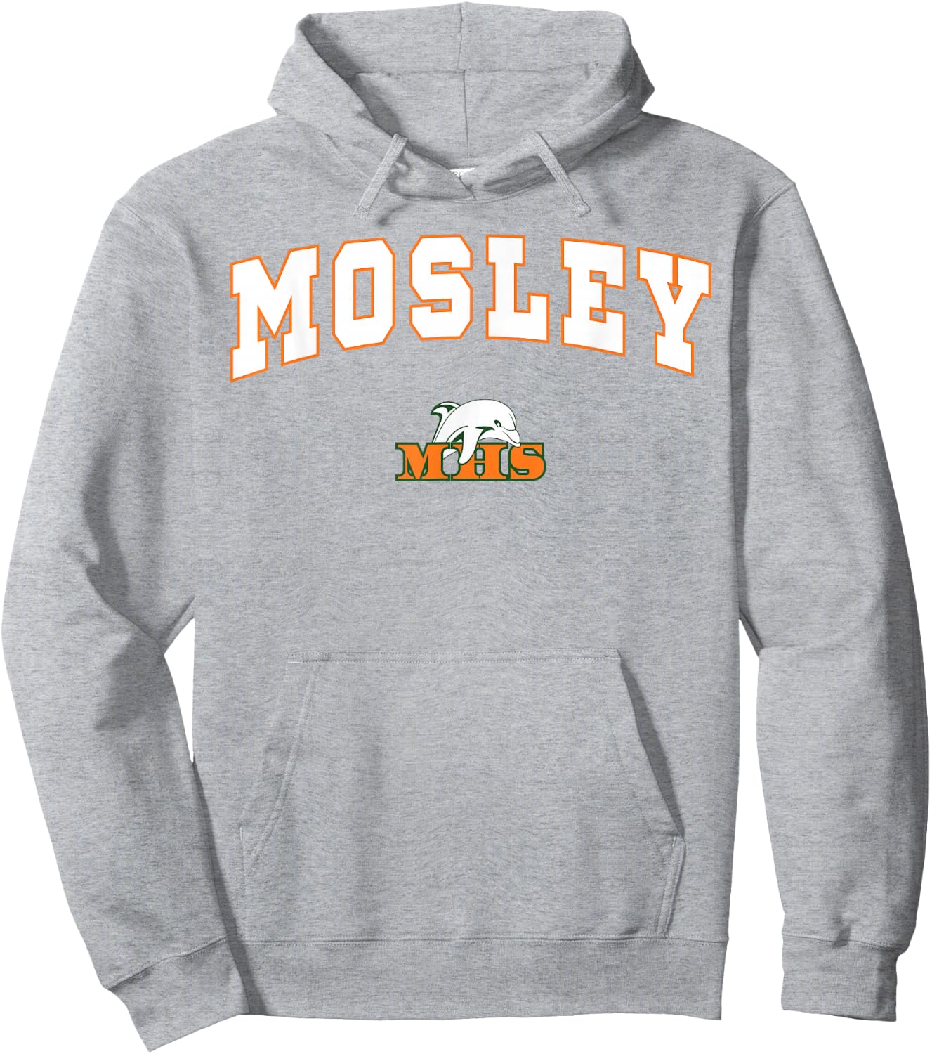Mosley High School Dolphins Hoodie - Hoodie | Ash