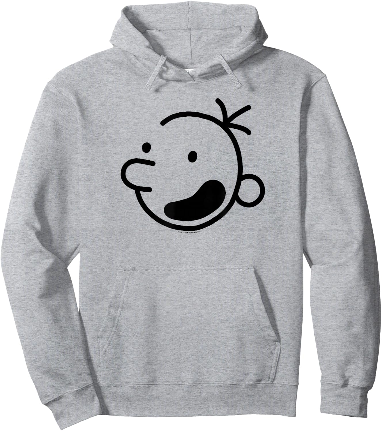 Diary of a Wimpy Kid Wimpy Kid Head Hoodie - Hoodie | Ash