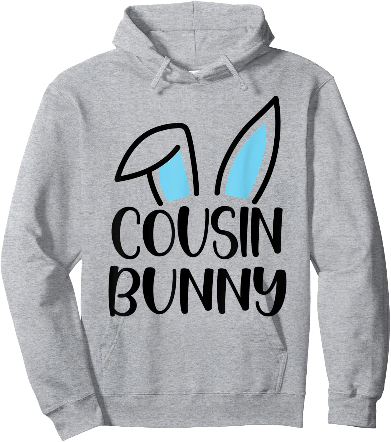 Funny Cousin Bunny Happy Easter Family Matching Hoodie - Hoodie | Ash
