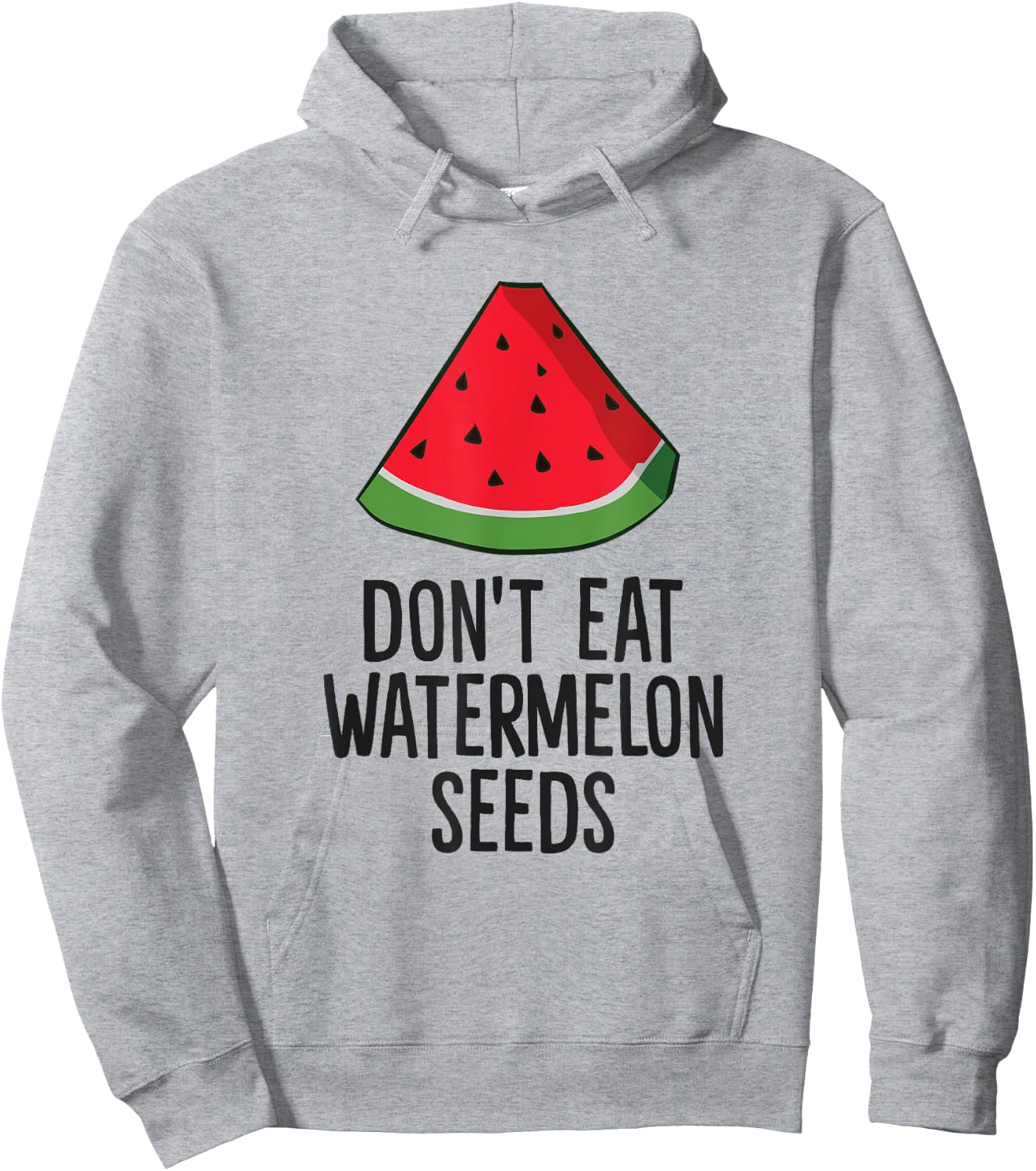 Pregnancy Watermelon Don't Eat Watermelon Seeds Hoodie - Hoodie | Ash
