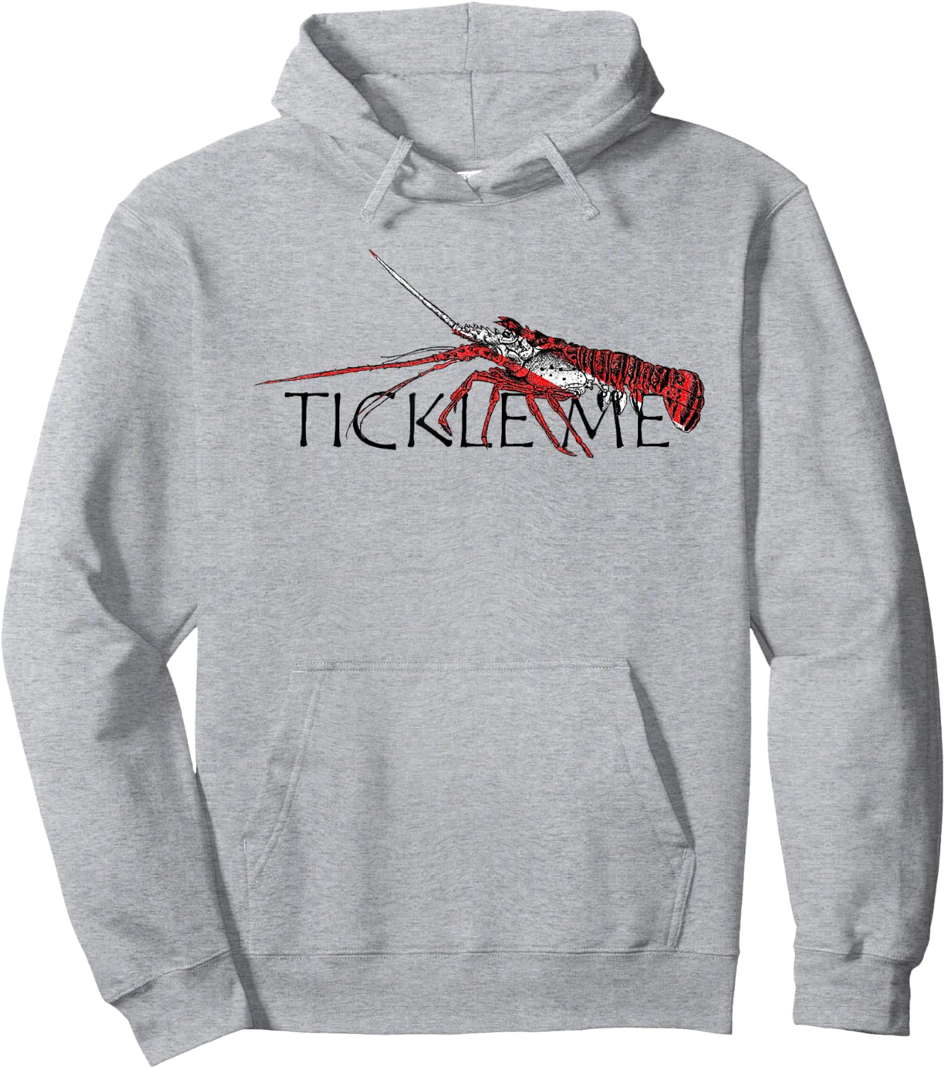 Spiny Lobster Tickle Me Funny Hoodie - Hoodie | Ash