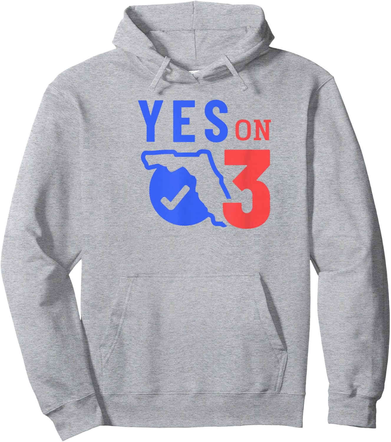 Vote Yes on 3! Hoodie - Hoodie | Ash
