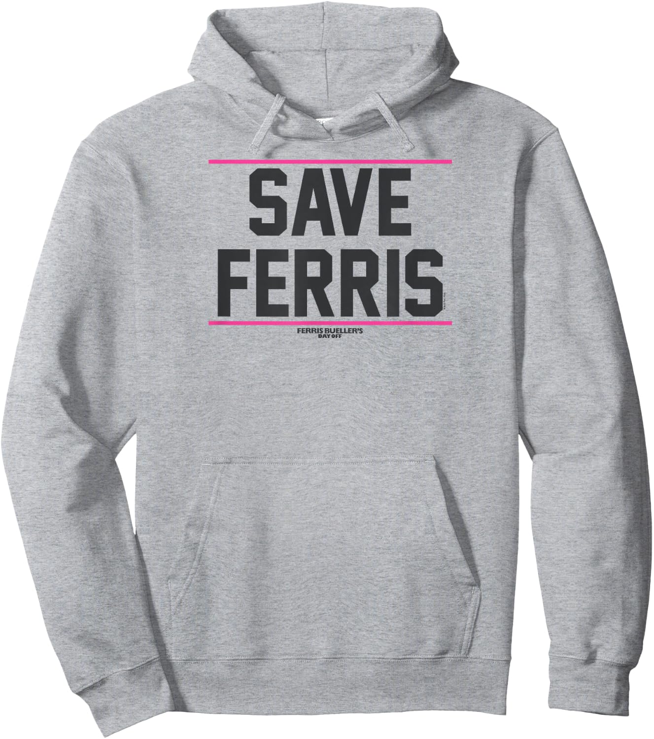 Ferris Bueller's Day Off - Save Ferris Hoodie - Hoodie | Ash