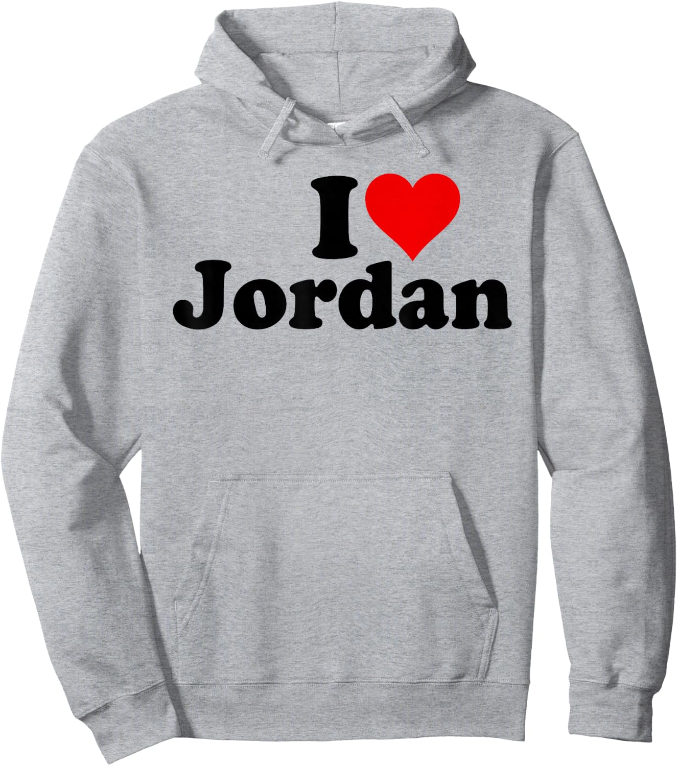 I Heart Love Jordan Hoodie - Hoodie | Ash