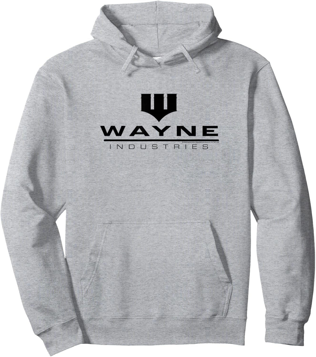 Batman Wayne Industries Logo , grey, S Hoodie - Hoodie | Ash