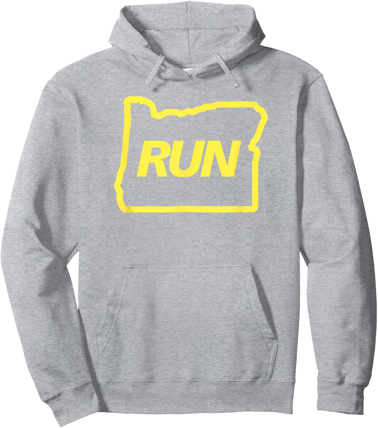 Run Oregon Runner Hoodie - Hoodie | Ash