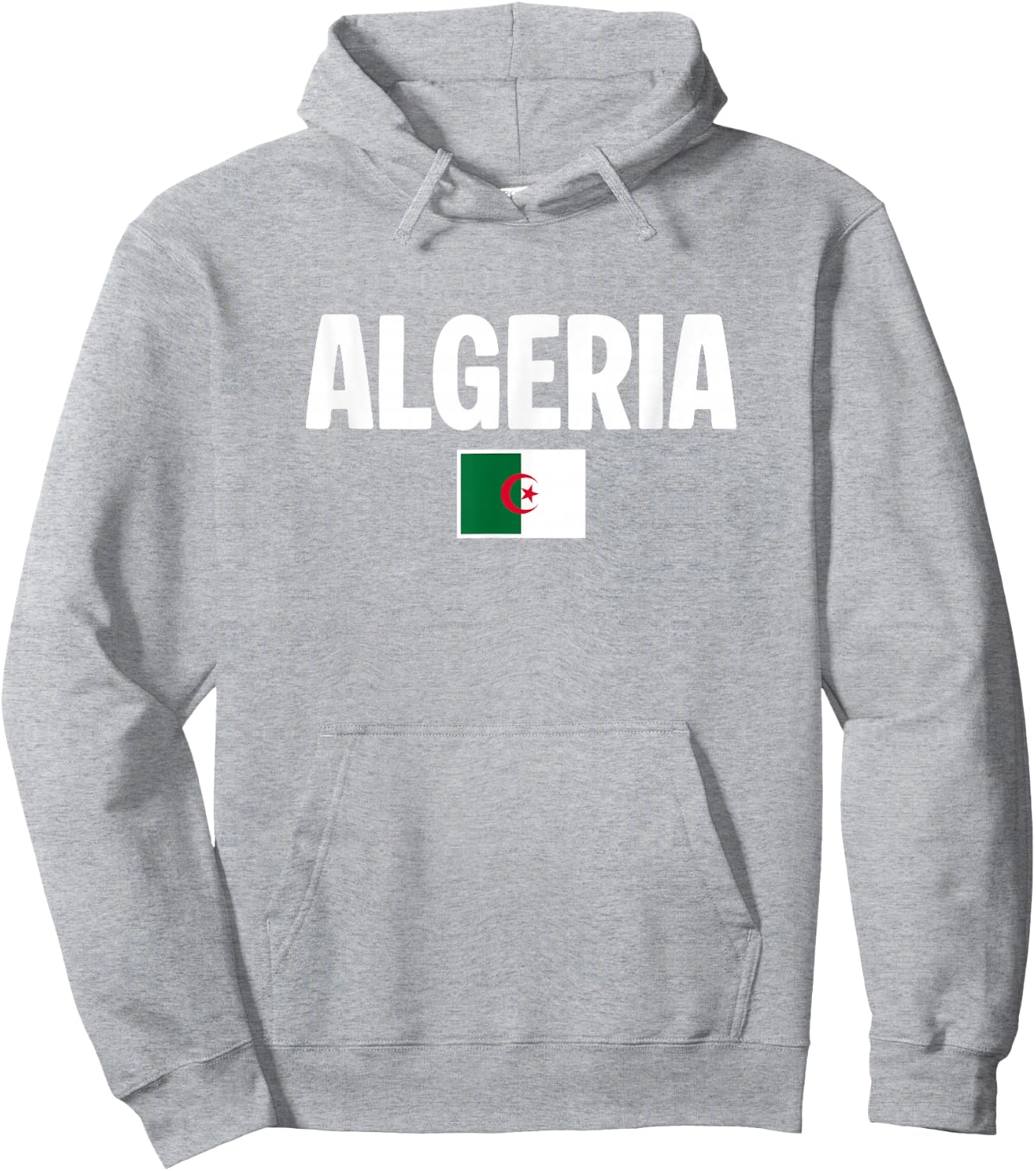 Algerian Flag Algeria Hoodie - Hoodie | Ash