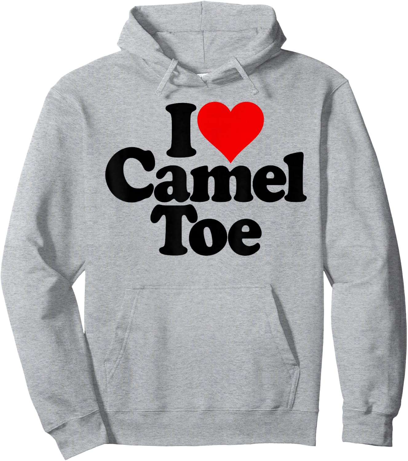 I Love Heart Camel Toe Hoodie - Hoodie | Ash
