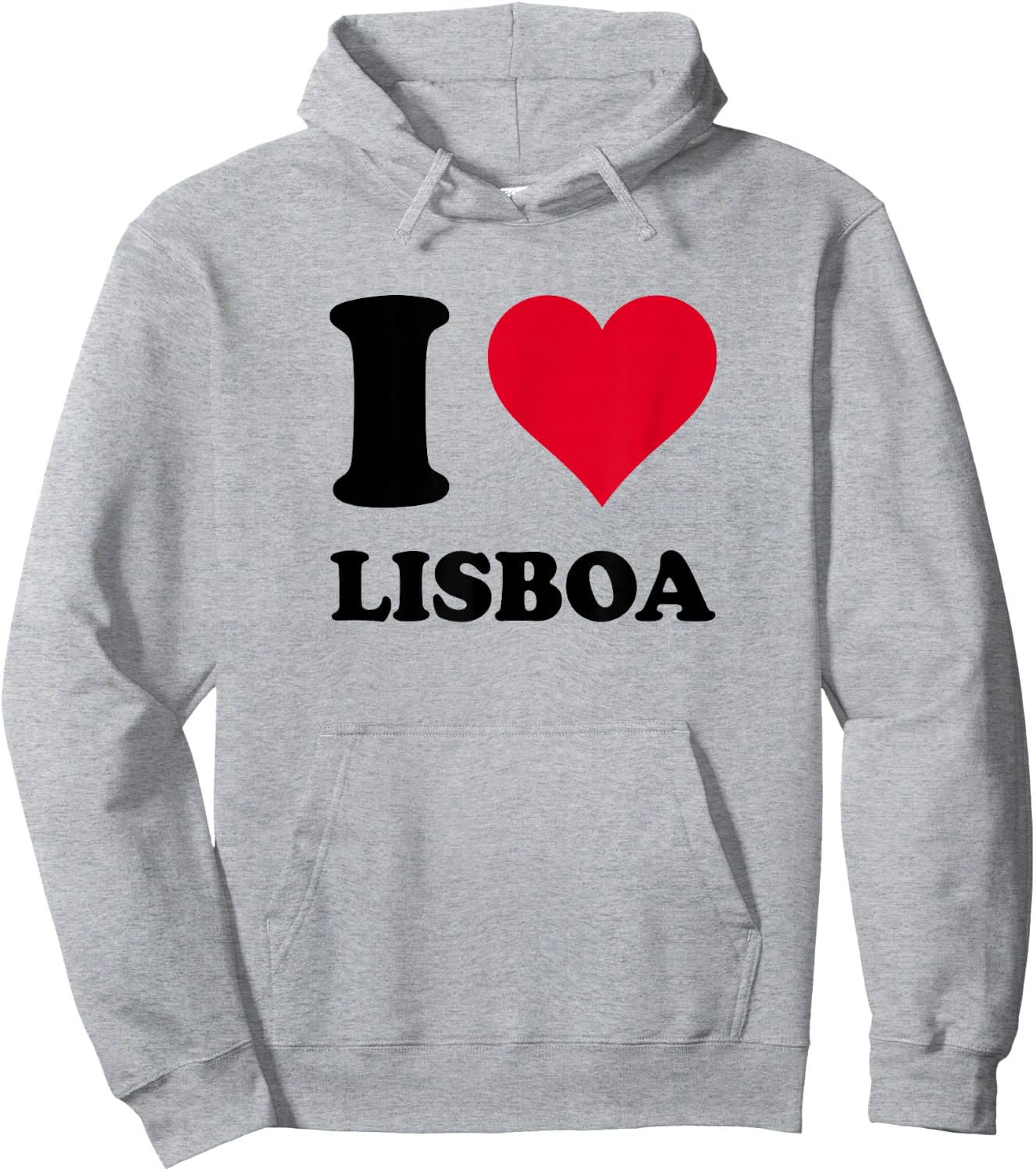 I Love Lisboa , white, S Hoodie - Hoodie | Ash