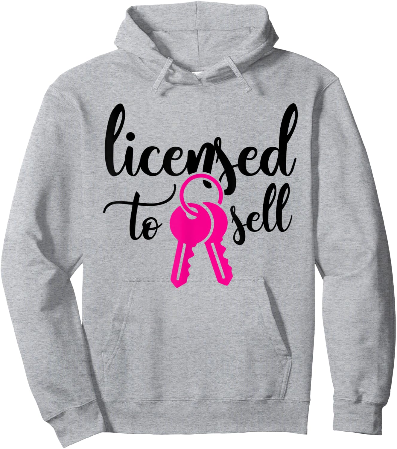 Funny Realtor Shirt Ladies Real Estate Agent Hoodie - Hoodie | Ash