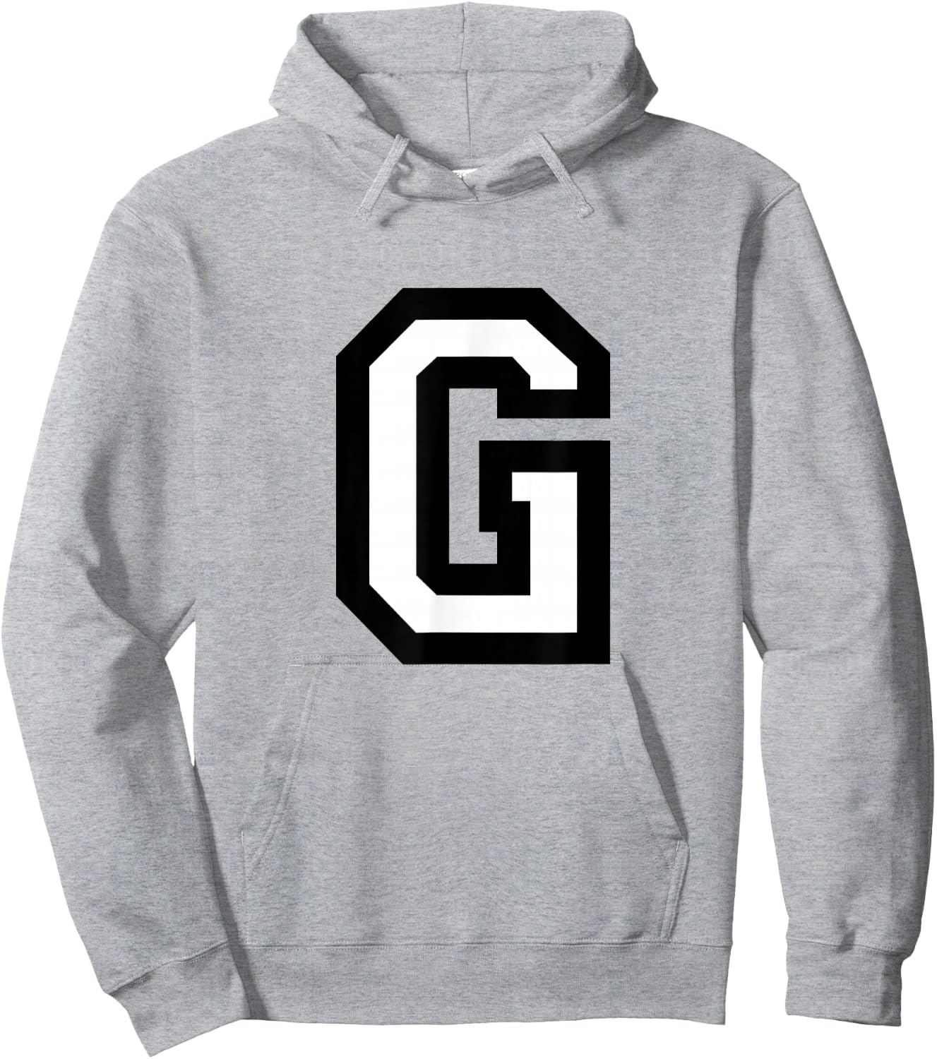 Letter G (White) G Hoodie - Hoodie | Ash