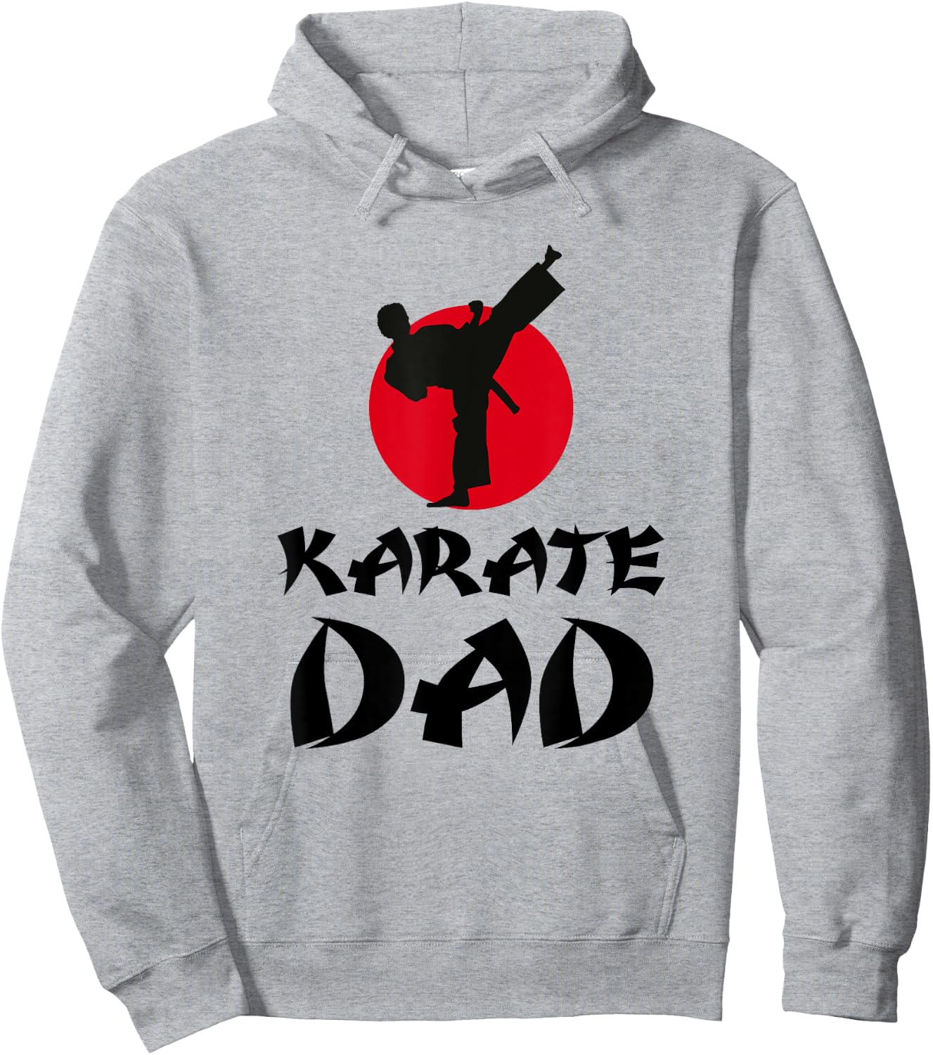 Karate Dad Martial Arts Hoodie - Hoodie | Ash