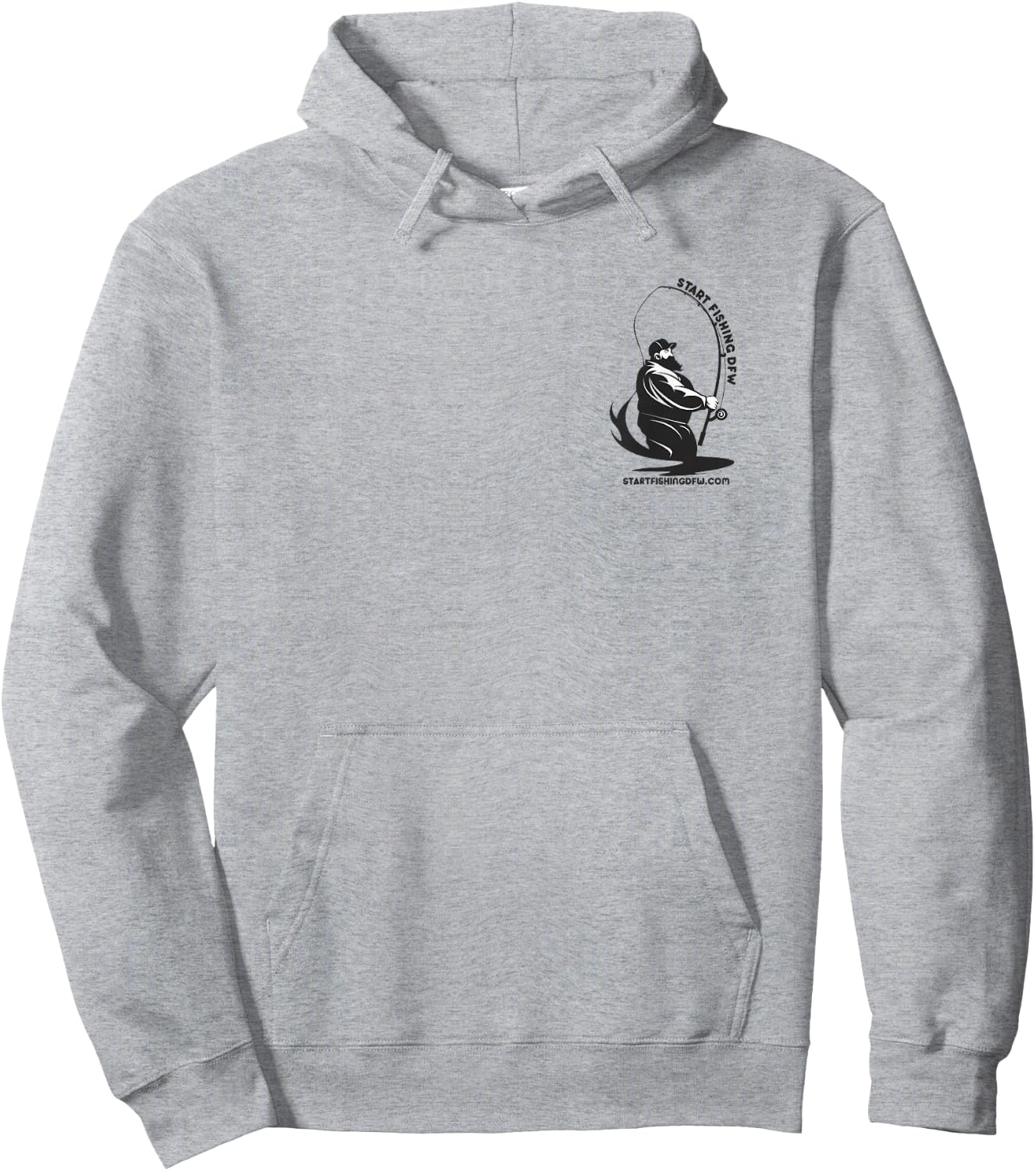 Start Fishing DFW Hoodie - Hoodie | Ash