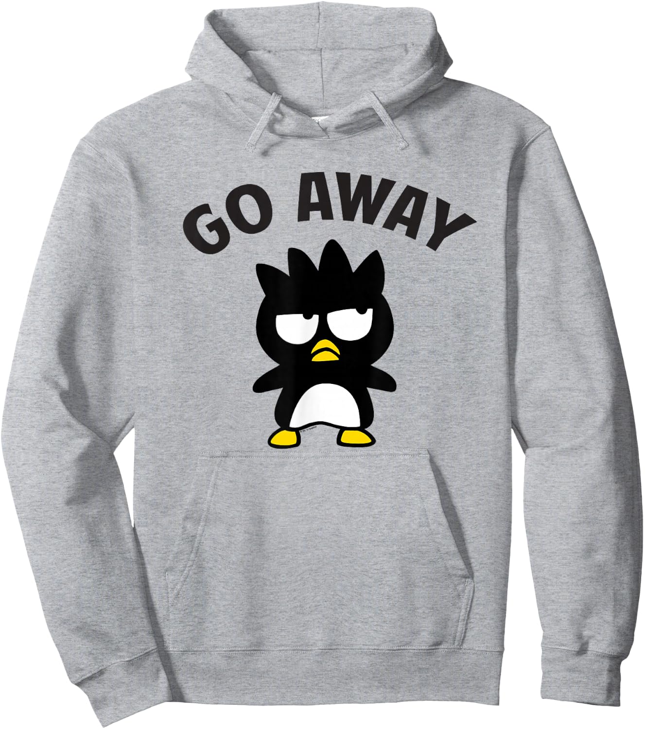 Badtz - Maru "Go Away" Shirt Hoodie - Hoodie | Ash