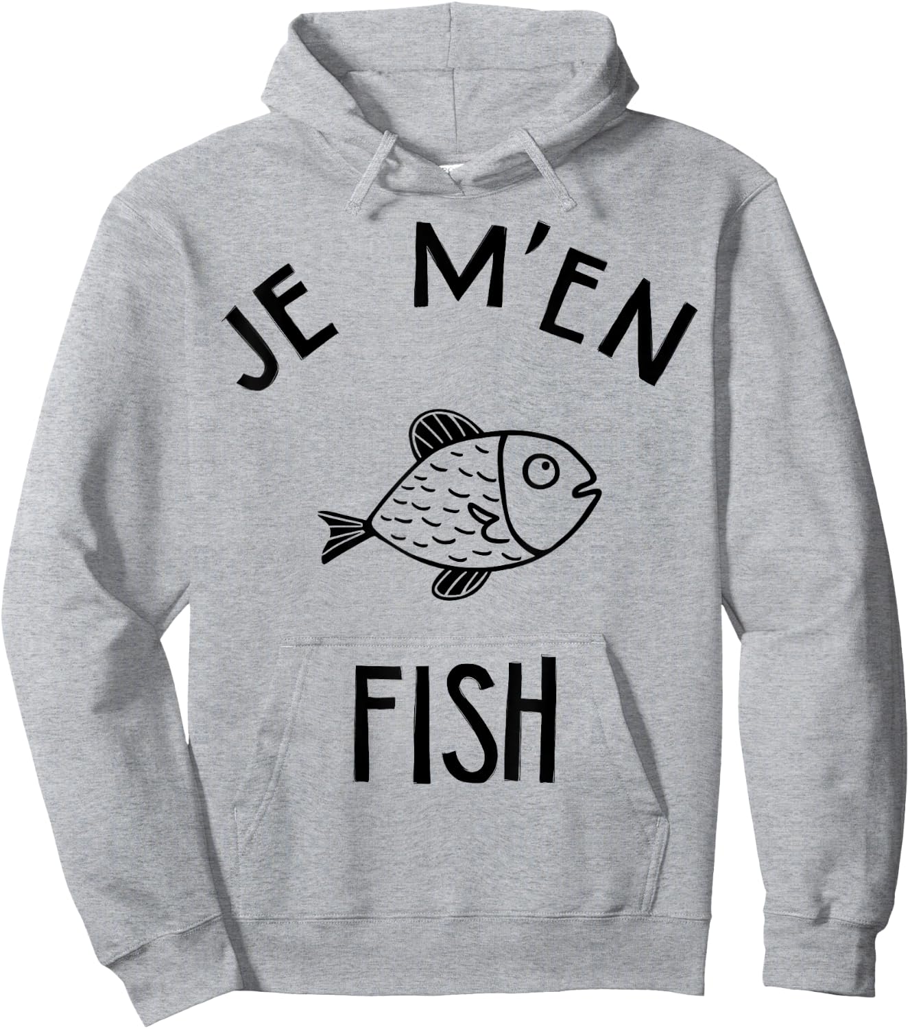 Je M'en Fish , white, S Hoodie - Hoodie | Ash