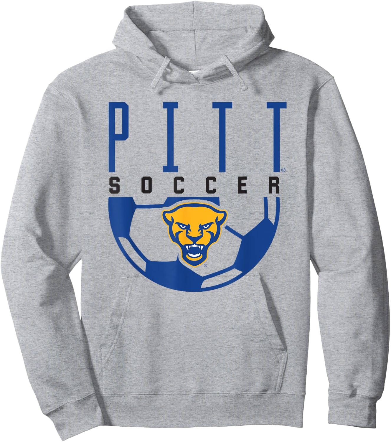 University of Pittsburgh Panthers Soccer Hoodie - Hoodie | Ash