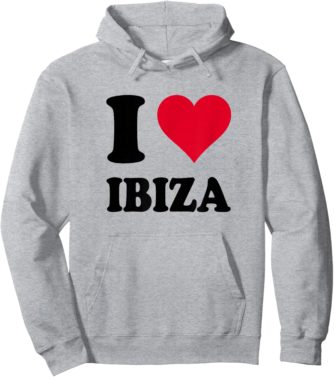 I Love Ibiza , white, S Hoodie - Hoodie | Ash