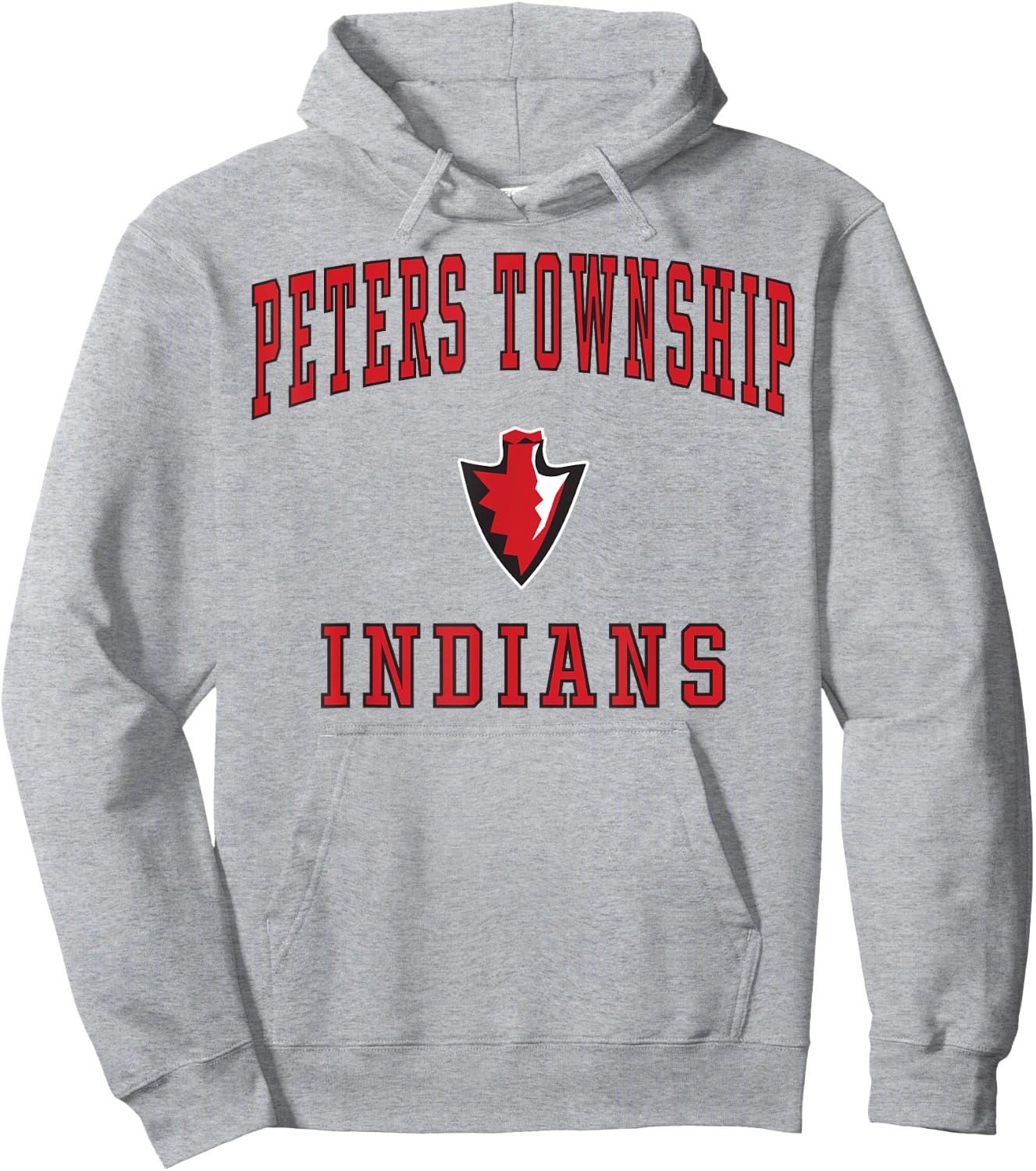 Peters Township High School Indians Hoodie - Hoodie | Ash