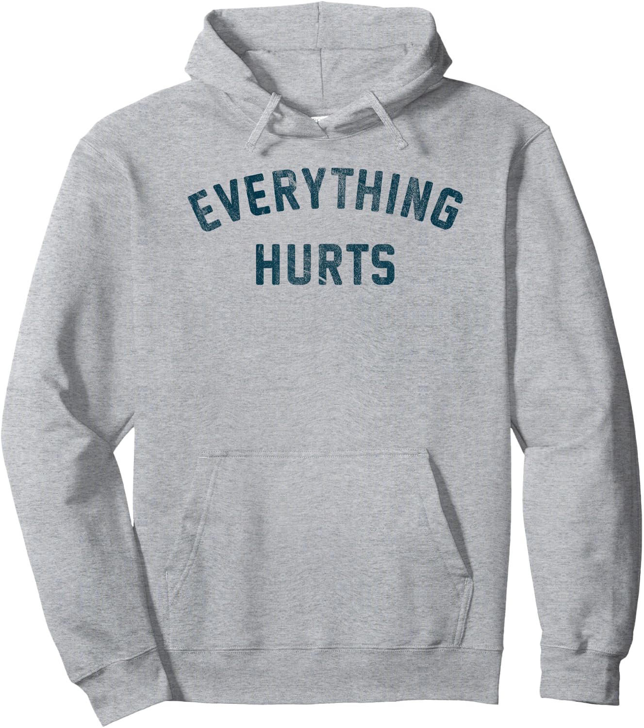 Everything Hurts Running Hoodie - Hoodie | Ash