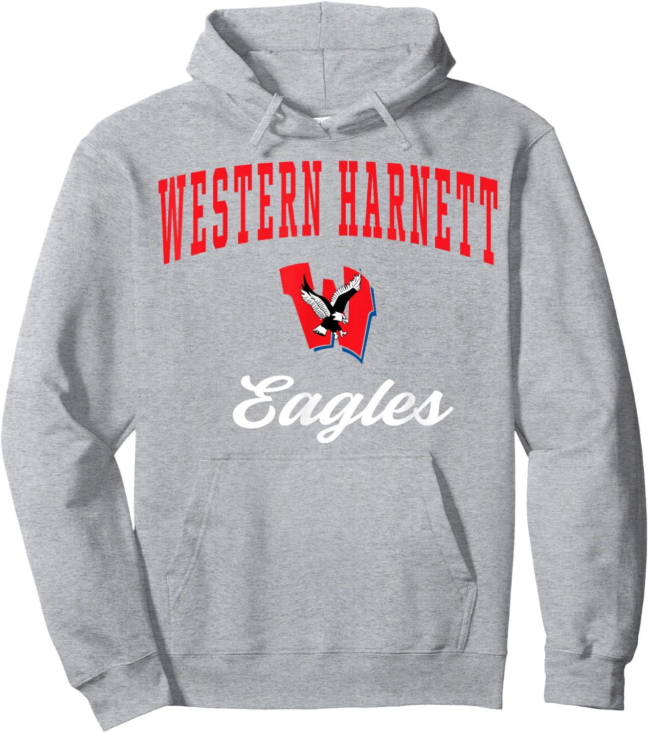 Western Harnett High School Eagles Hoodie - Hoodie | Ash