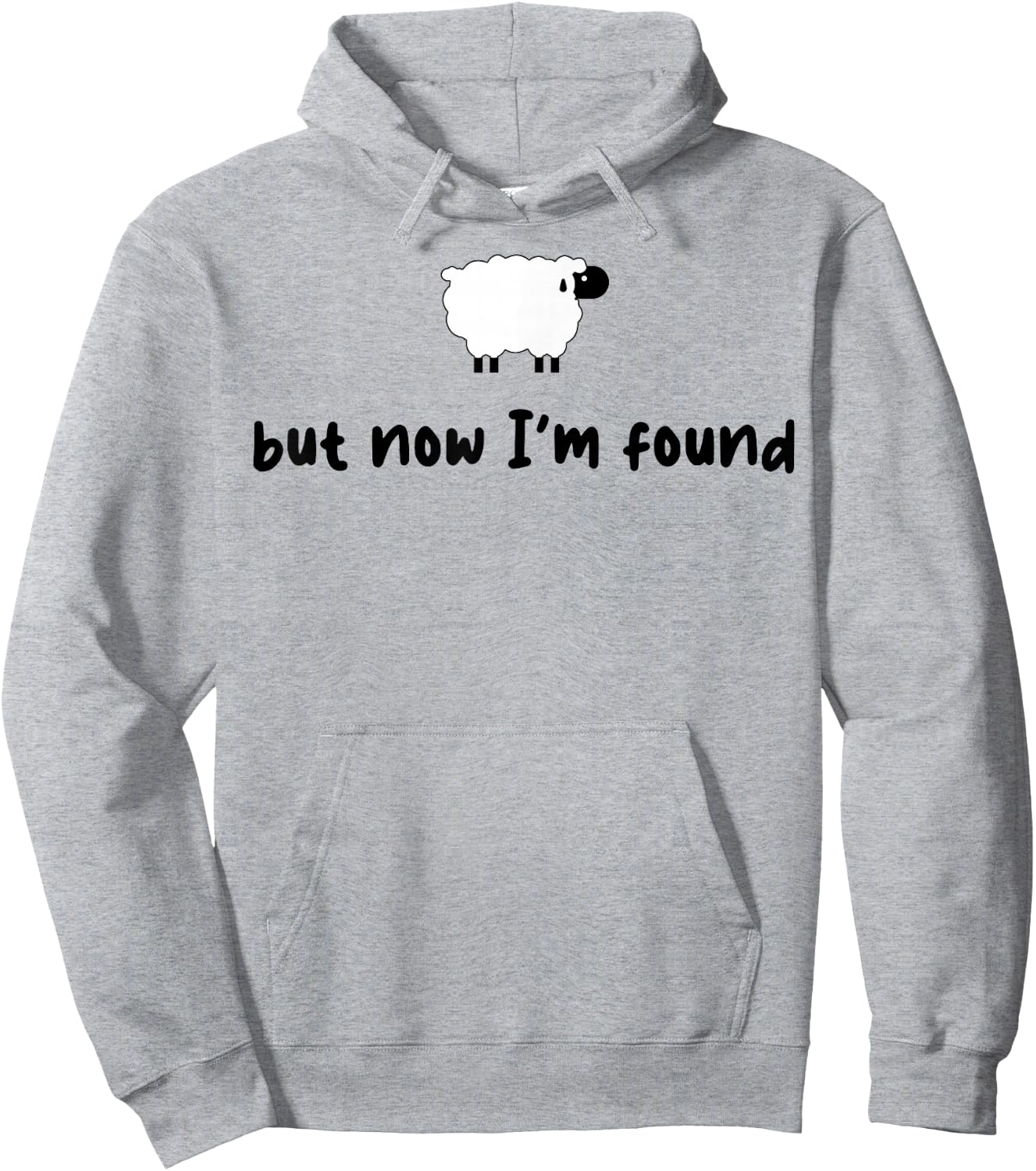Sheep But Now I'm Found Hoodie - Hoodie | Ash